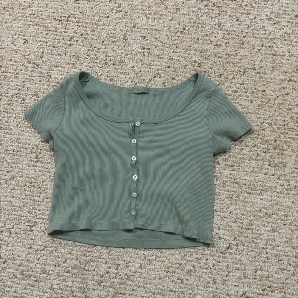 Brandy Melville Green Top